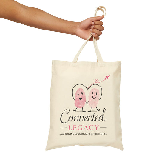 Connected Legacy Tote Bag | Canvas Travel Tote & Everyday Bag