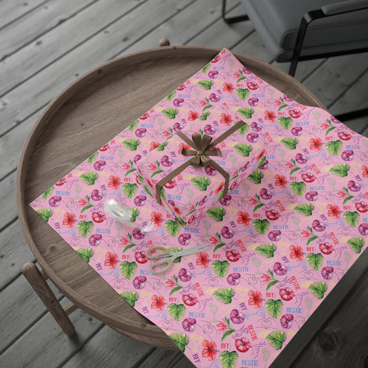 Bestie Wrapping Paper | Cute Best Friend Gift Wrap