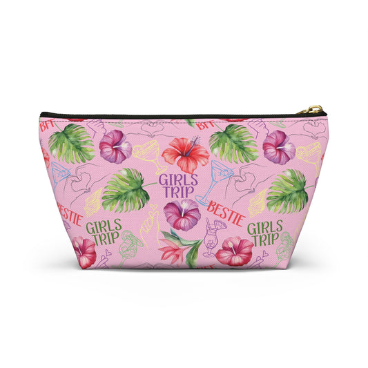 Girls Trip Floral Pattern Accessory Pouch