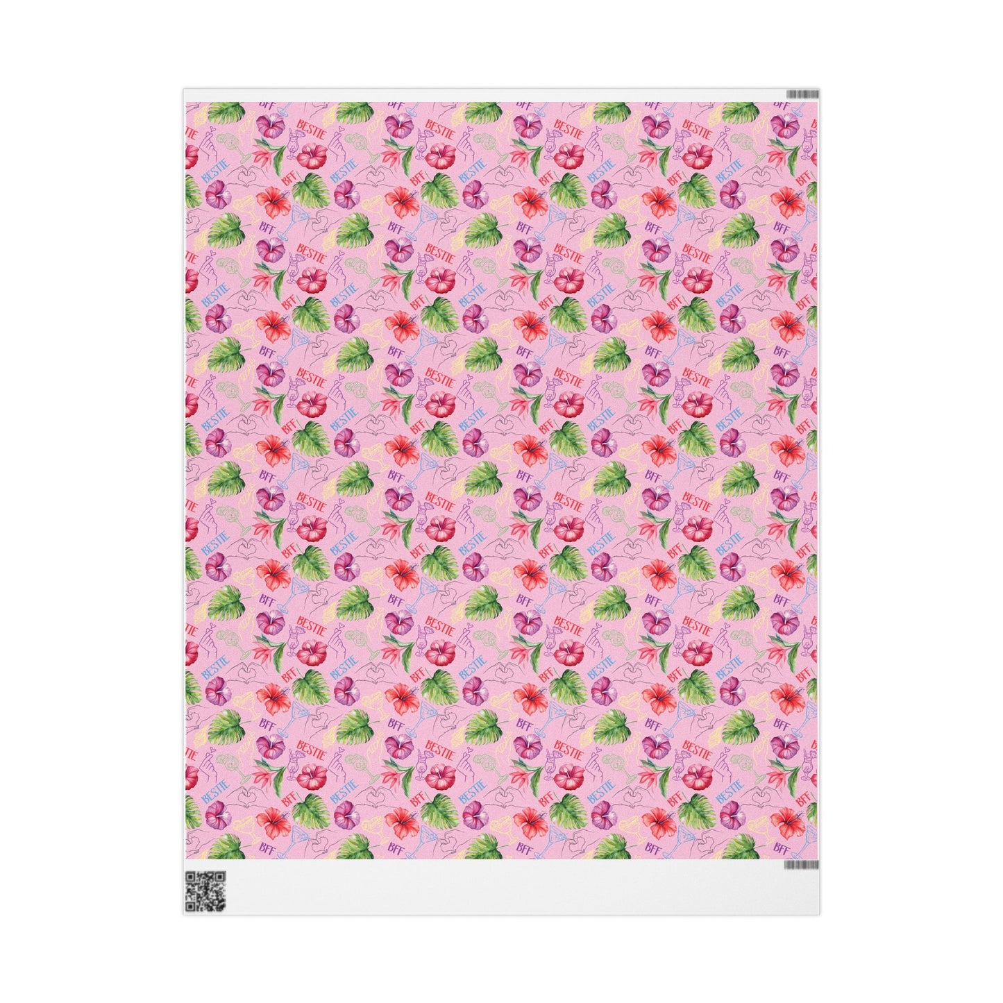 Bestie Wrapping Paper | Cute Best Friend Gift Wrap