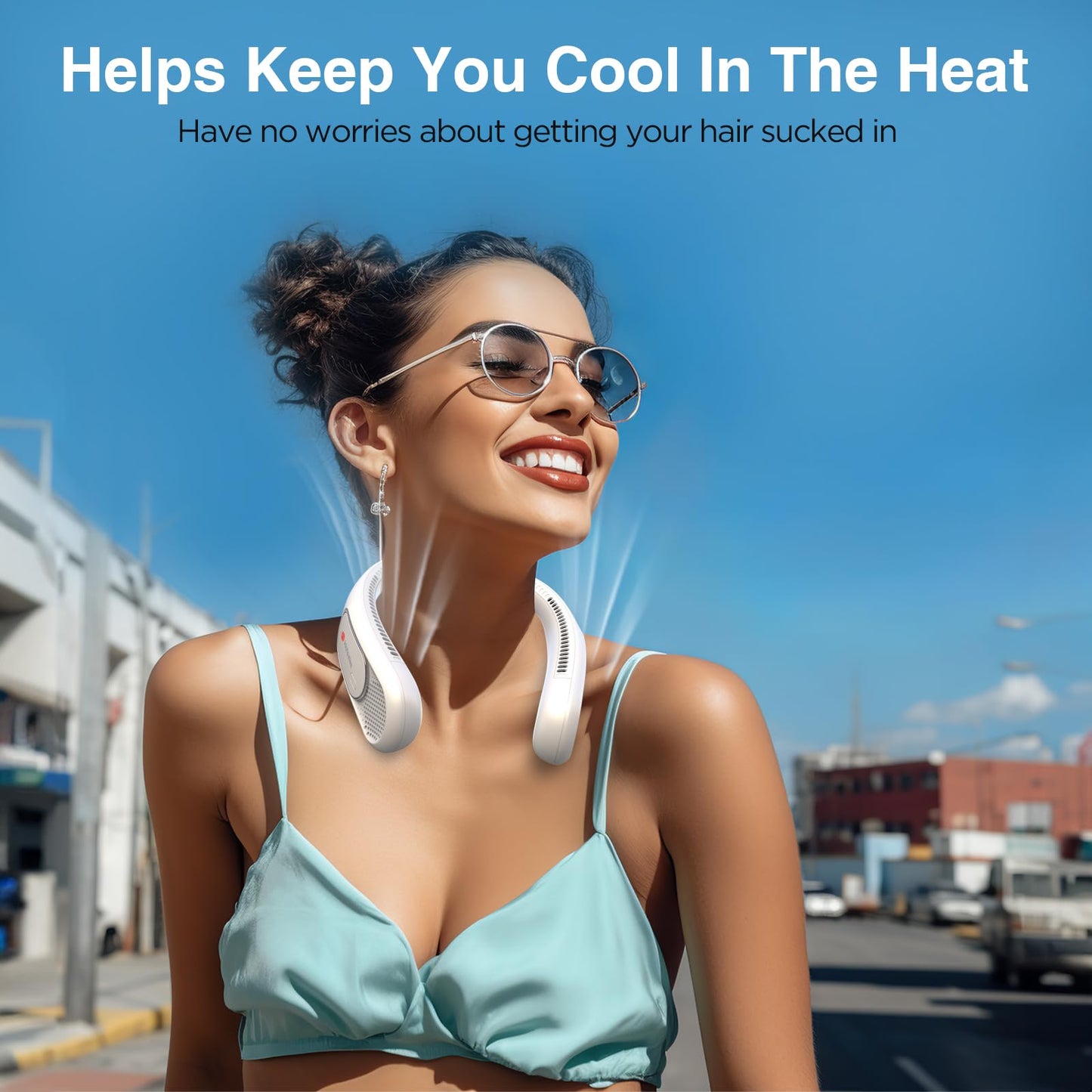 Portable Rechargable Hands Free Neck Fan (Amazon Find - Hotsales)