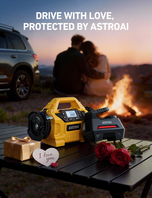 Convient Tire Inflator Portable Air Compressor Tire Air Pump (Amazon Find - AstroAI)