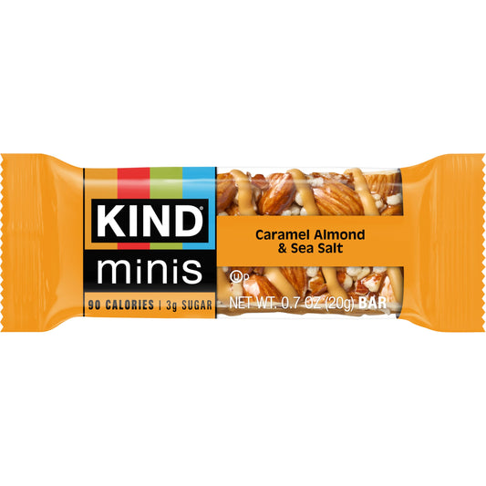 KIND Bar Minis, Variety Pack, 3g Protein, Gluten Free, Low Sugar/Calorie Snacks, 30 Count