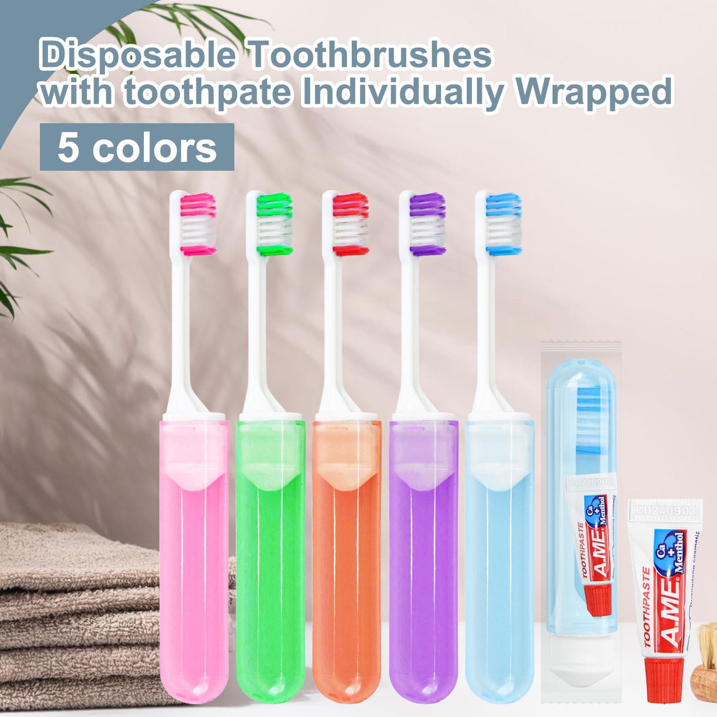 Traveling Toothbrush and Toothpaste Sets (20)