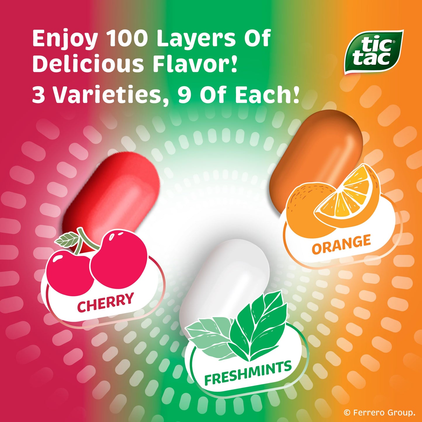 Tic Tac Variety Pack Mega Box, Bulk 27 Packs