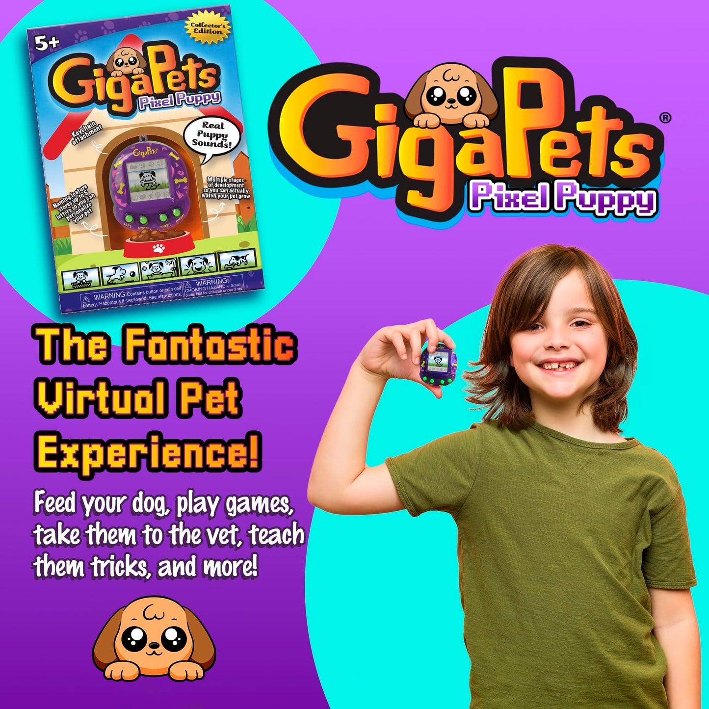 Giga Pets 2-in-1,Collector’s Edition Virtual Pets