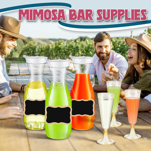 Mimosa Bar Supplies- 74 Pcs