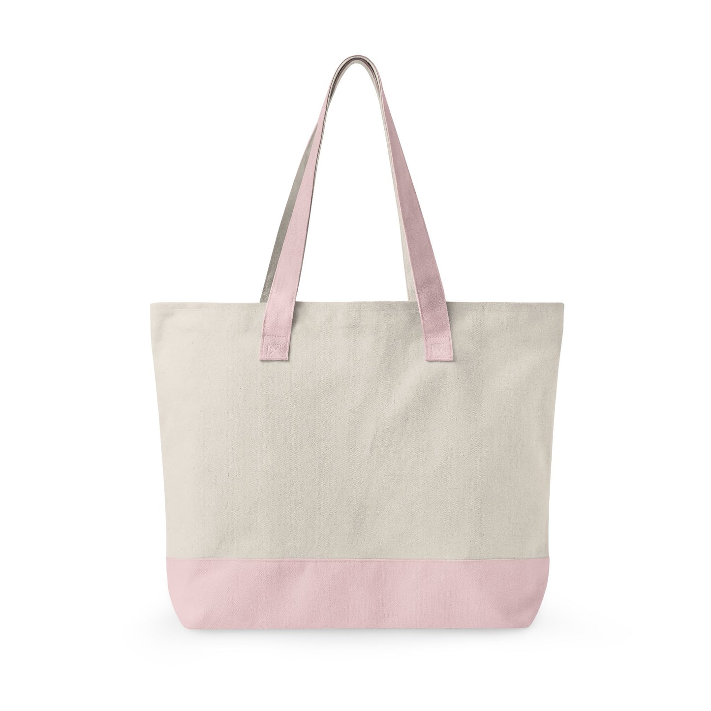 Stan Mode Always On Kpop Inspired Canvas Tote Bag with Zipper Pocket-Purple