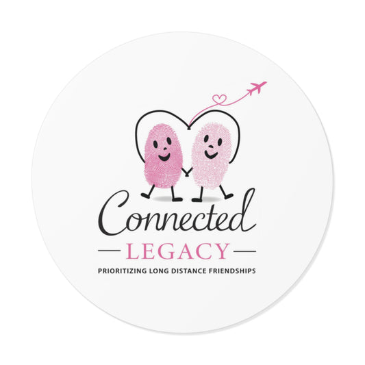 Connected Legacy Round Vinyl Sticker