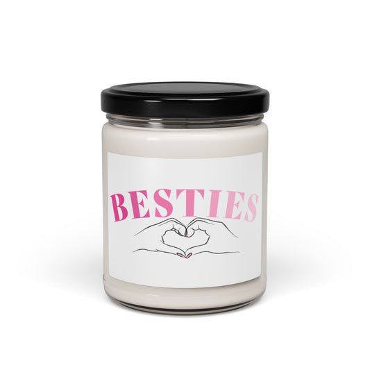 Best Friend Heart Hands 9oz Soy Candle