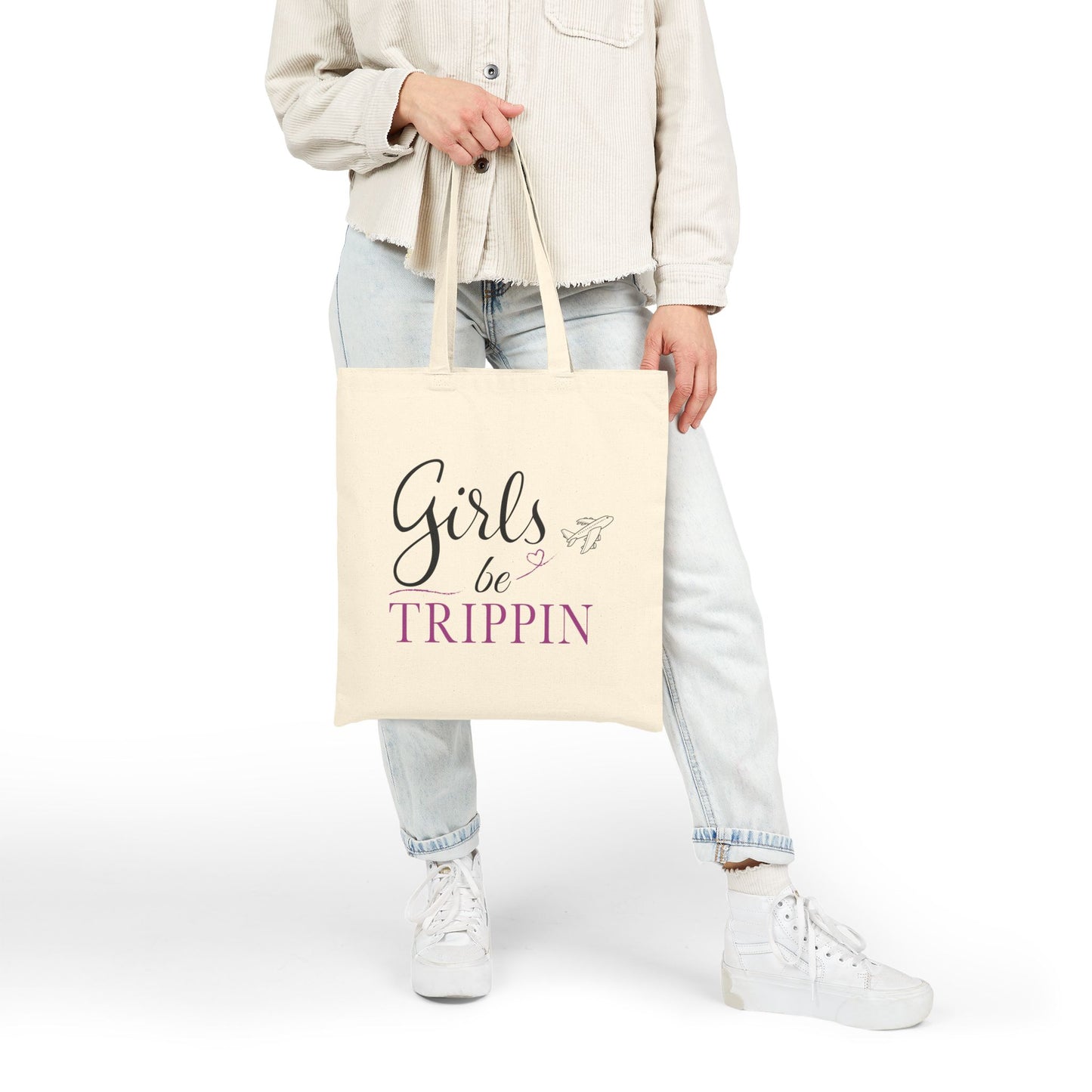 Girls Be Trippin Tote Bag | Cute Girls Trip Travel Tote