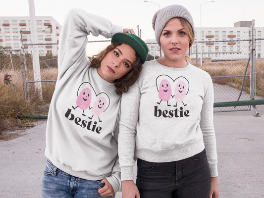 Best Friend Fingerprint Crewneck Sweatshirt