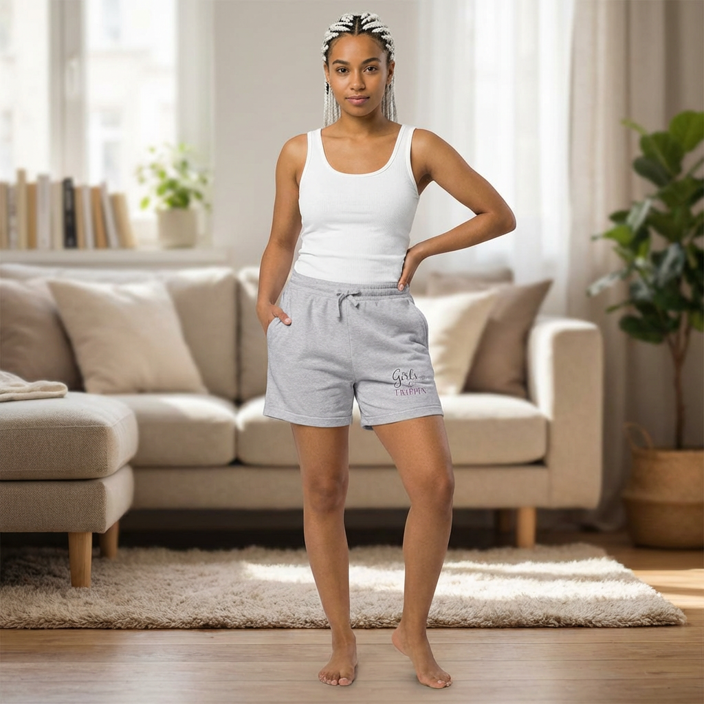 Girls Be Trippin Lounge Shorts | Cute Travel Shorts for Girls Trips