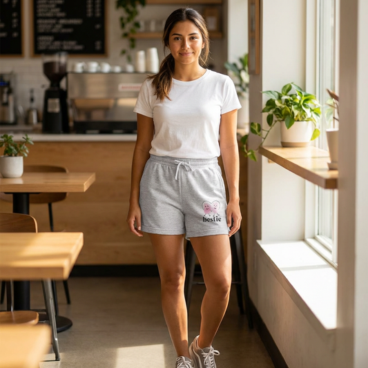 Best Friend Fingerprint Sweatshorts