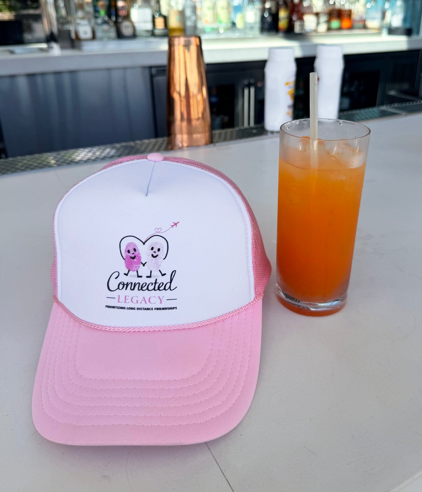 Connected Legacy Trucker Hat | Mesh Back Travel & Everyday Hat
