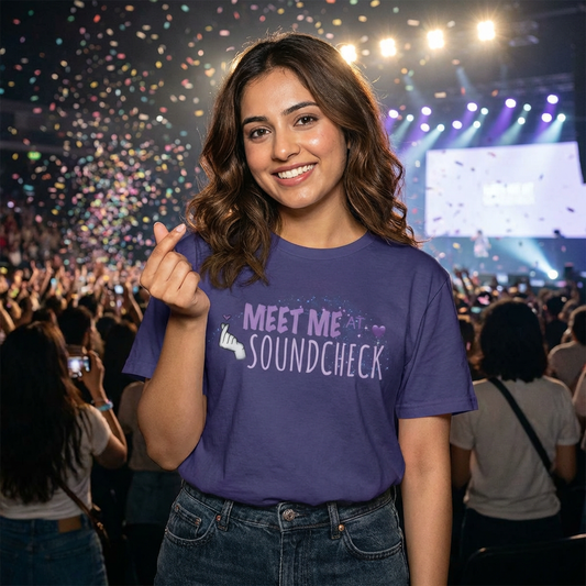 K-pop Inspired Meet Me at Soundcheck T-Shirt
