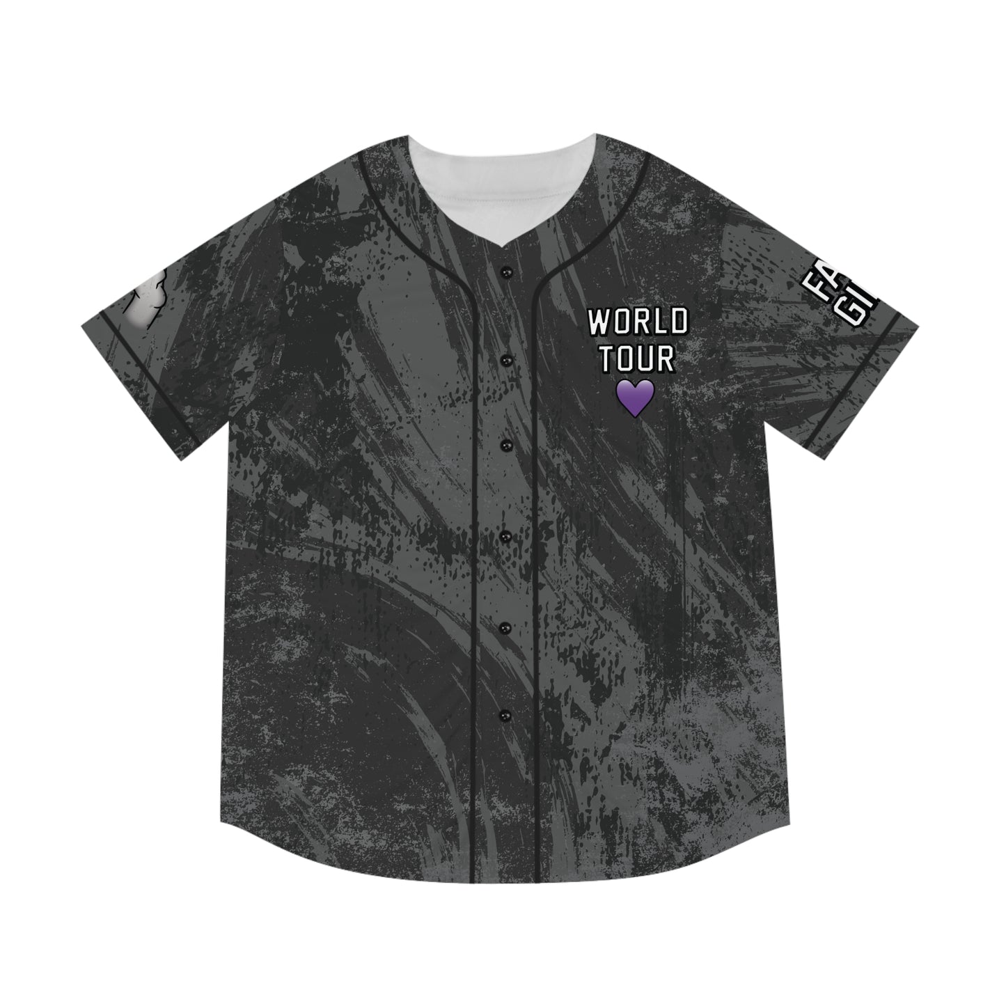 Comeback Era World Tour Baseball Jersey |Grey Distress