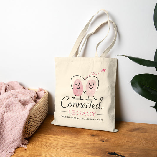 Connected Legacy Tote Bag | Canvas Travel Tote & Everyday Bag