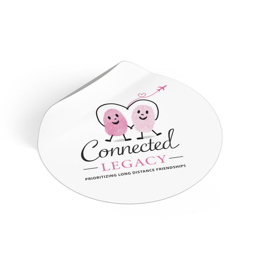 Connected Legacy Round Vinyl Sticker