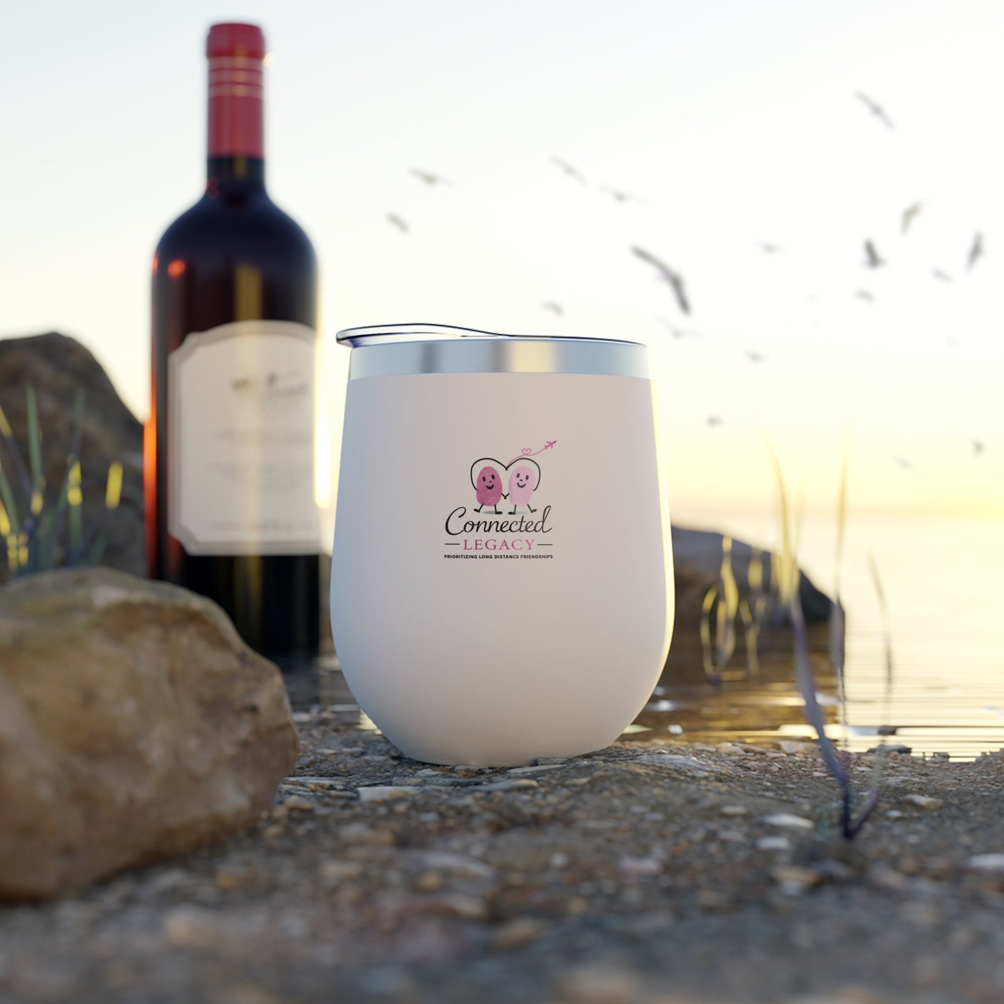 Connected Legacy Logo Wine Tumbler | Insulated Travel Cup