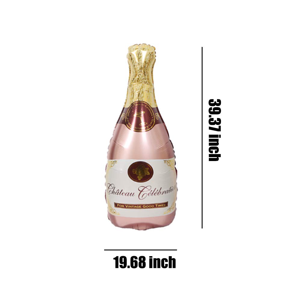 Champagne Glasses and Bottle Balloons-4PCS