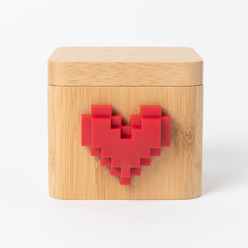 Lovebox Black & White | Love Note Messenger | Meaningful for Mom, Dad, Wife, Husband, Grandma, Grandpa, Kids, Couple Gift, Long Distance Relationship Gift