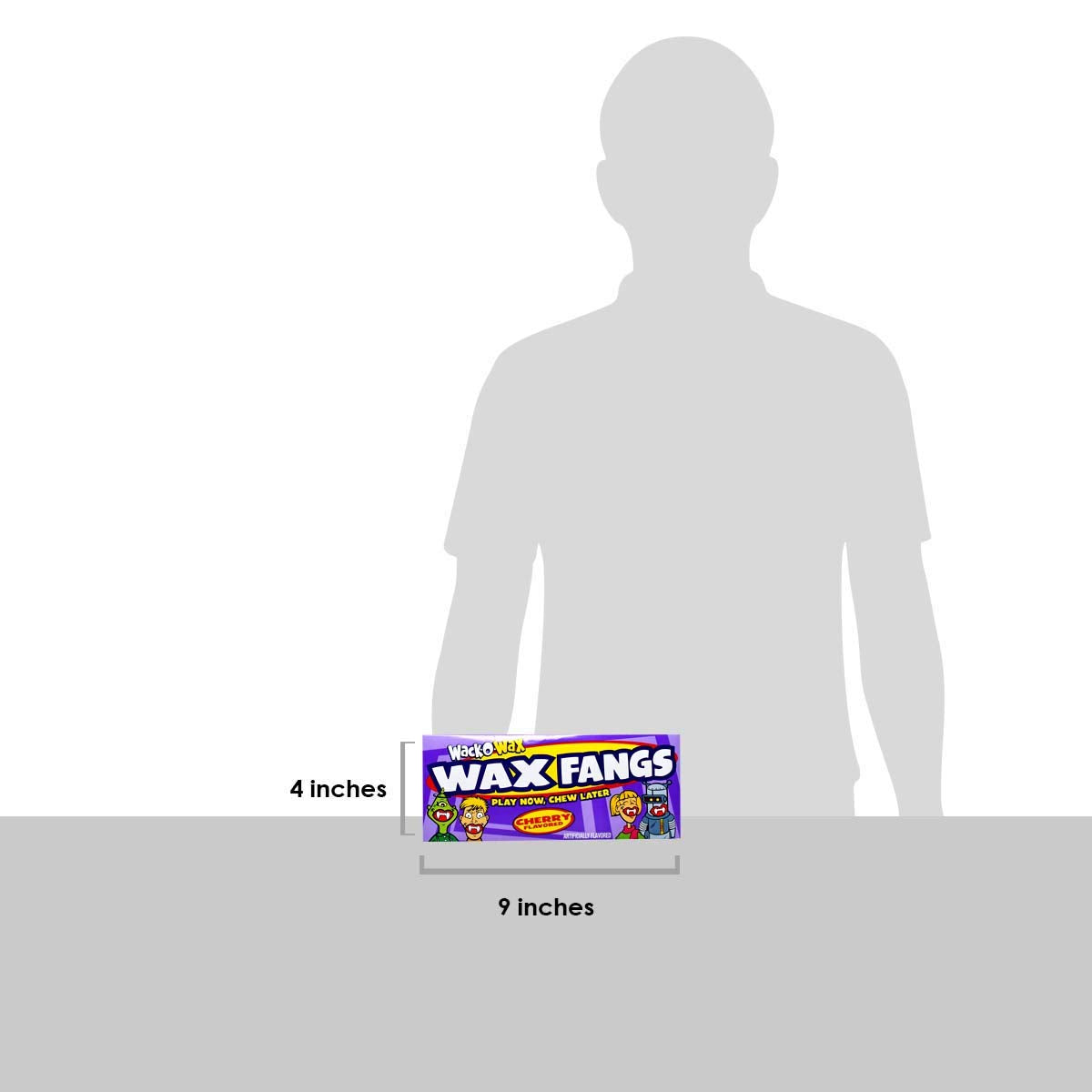 Wack-O-Wax Fangs – Cherry, 24 Count Box