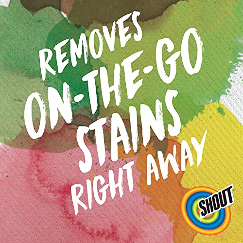 Shout Wipe & Go Instant Stain Remover Wipes, (6 Packs of 12 wipes)-72pc