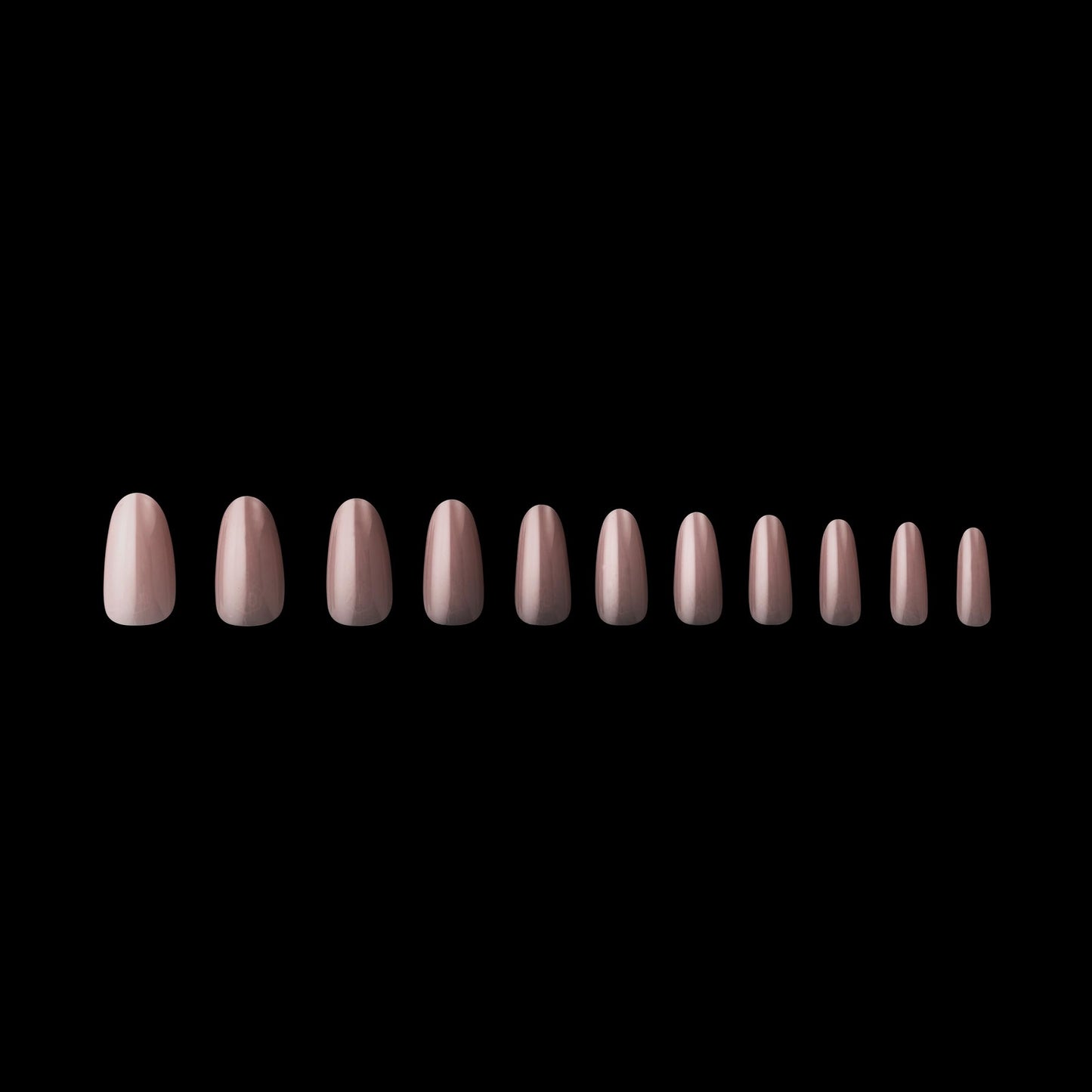 Apres Neutrals Gel-X Mia Box Of Press On Nails, 11 Sizes-Natural Round Medium, 150pcs)