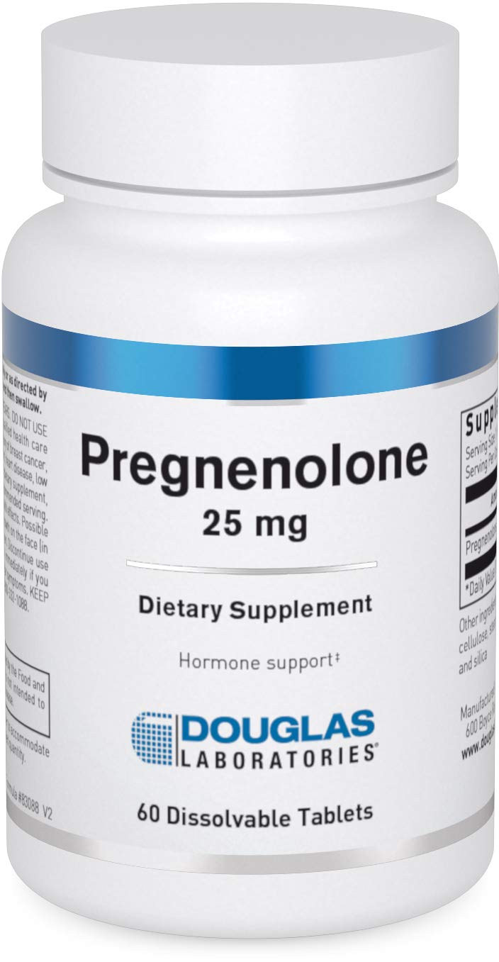 Douglas Laboratories Pregnenolone (25 mg) - For Pancreas, Cortisol & Liver Support* 60 Tablets