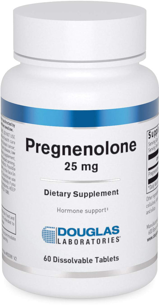 Douglas Laboratories Pregnenolone (25 mg) - For Pancreas, Cortisol & Liver Support* 60 Tablets