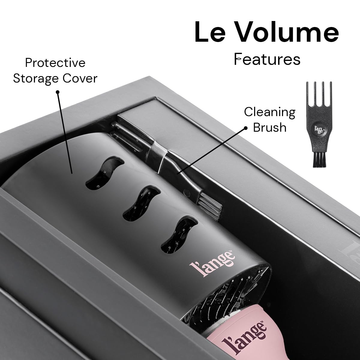 Le Volume 2-in-1 Titanium Blow Dryer Brush (Amazon Find - L'ANGE HAIR)