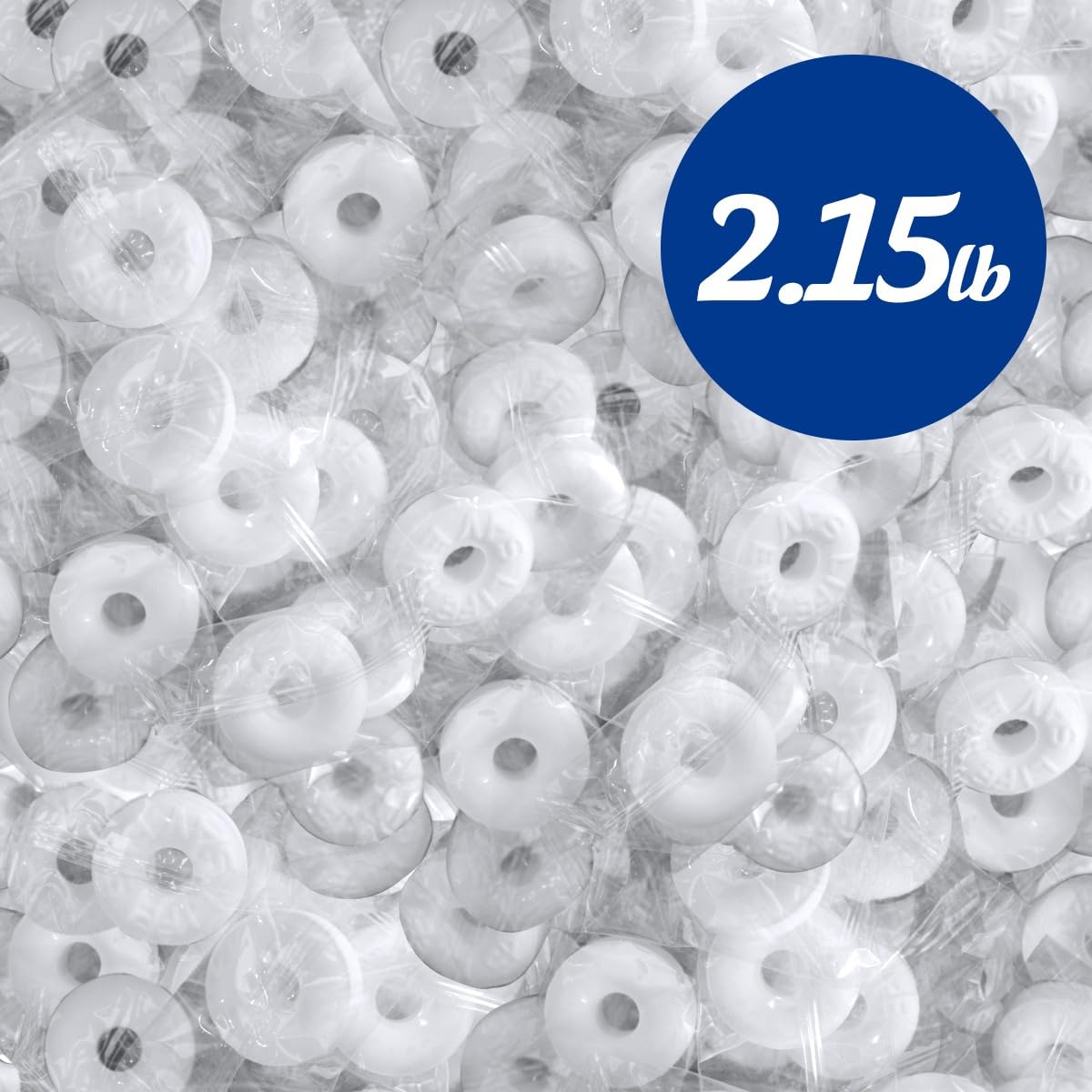 2oz Bulk Pack of Mints Individually Wrapped, Pep O Mint Hard Candy, 2lb