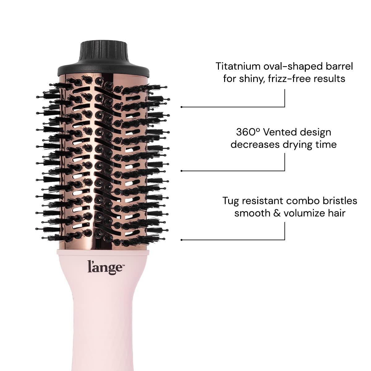 Le Volume 2-in-1 Titanium Blow Dryer Brush (Amazon Find - L'ANGE HAIR)