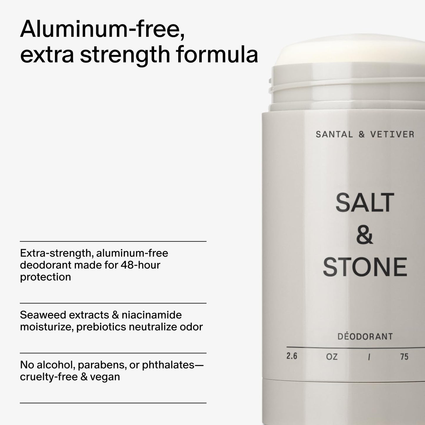 Mini Aluminum Free Deodorant Deodorant Discovery Set (Amazon Find - Salt & Stone)