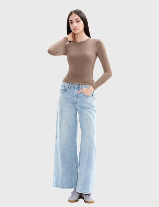 Long Sleeve Shirts ,Crew Neck Tight Slim Fit,