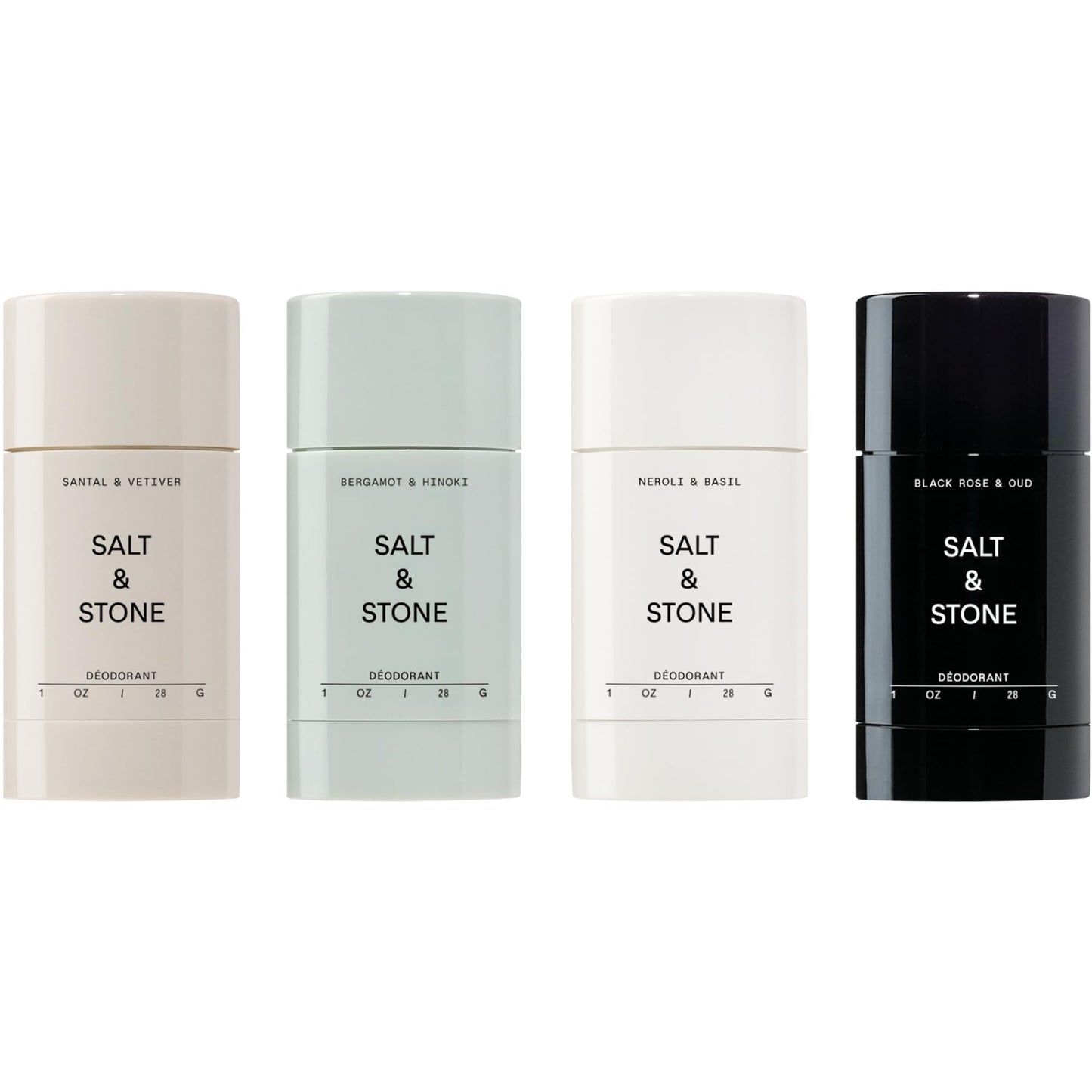 Mini Aluminum Free Deodorant Deodorant Discovery Set (Amazon Find - Salt & Stone)