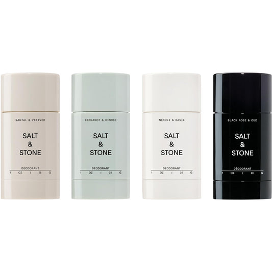 Mini Aluminum Free Deodorant Deodorant Discovery Set (Amazon Find - Salt & Stone)