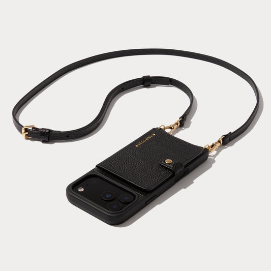 MagSafe Compatible Leather Crossbody Wallet Phone Lanyard Case (Amazon Find - Bandolier)