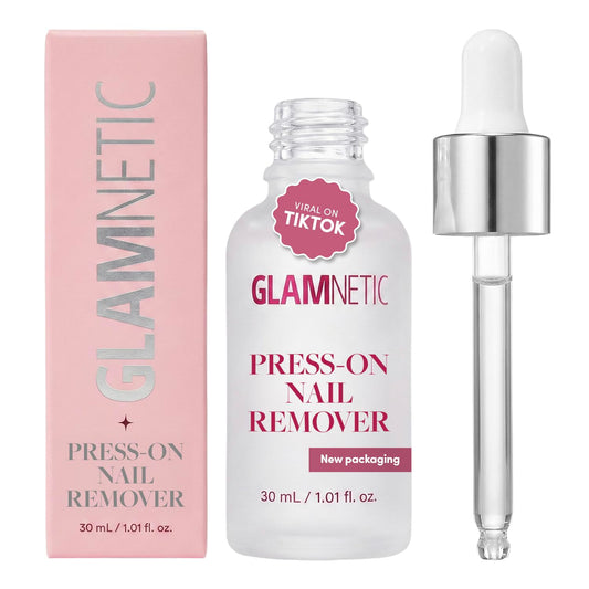 Glamnetic Press On Nail Remover | Odorless, No Acetone, Gentle Press-On Nail Remover  30 ml/1.01 fl. oz.