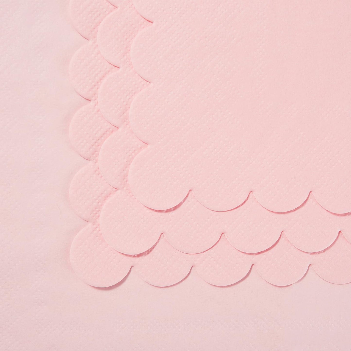 Scalloped Edged Dessert Napkins-5" x 5"-100 Pack