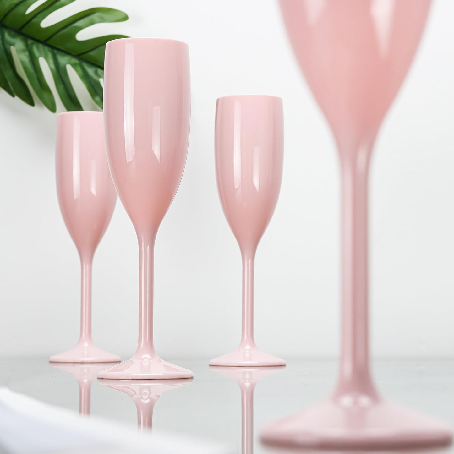 Champagne Flute Acrylic Champagne Glasses - 10pc