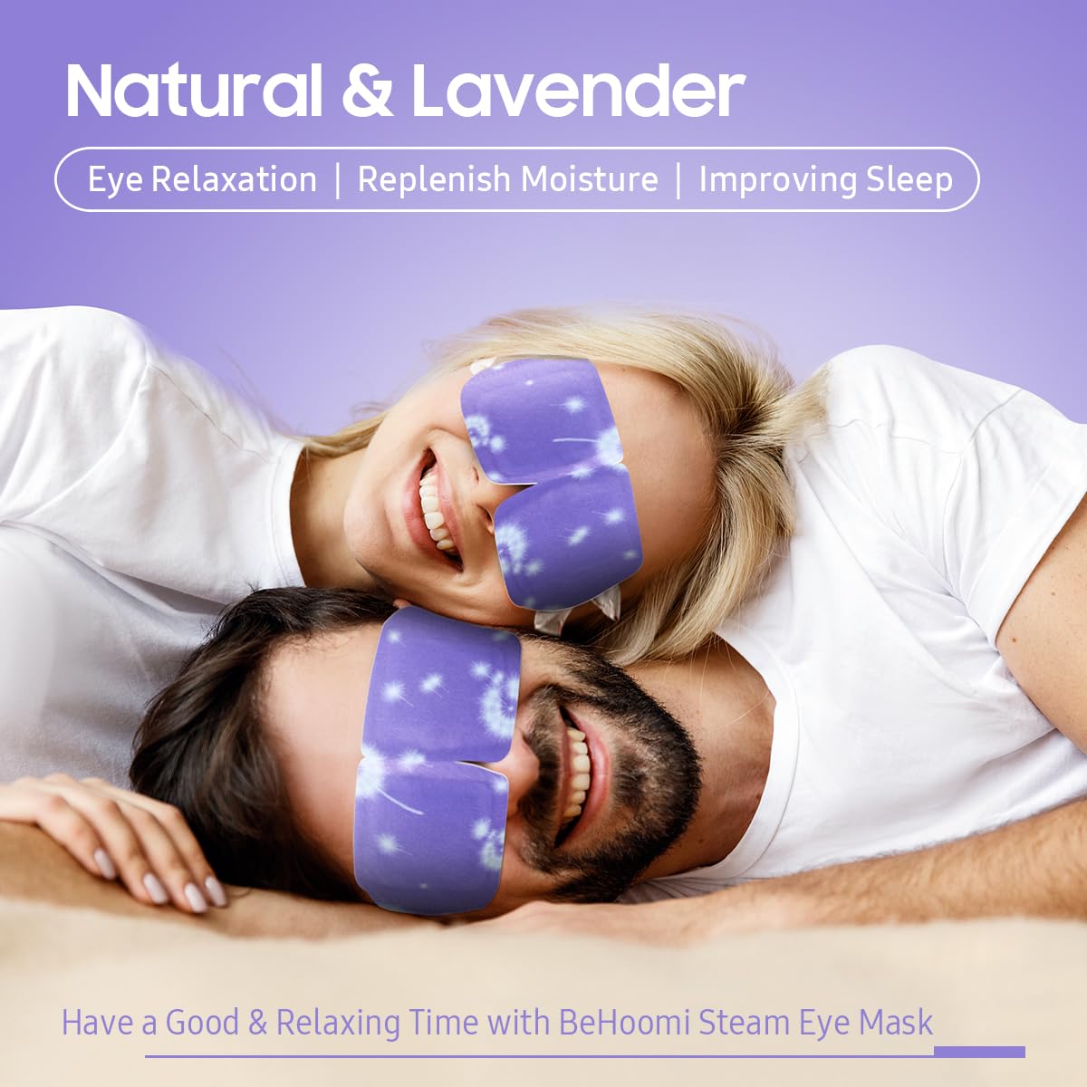 Self Heating On The Go Steam Eye Mask, 10 Packs (Amazon Find - BeHommi)