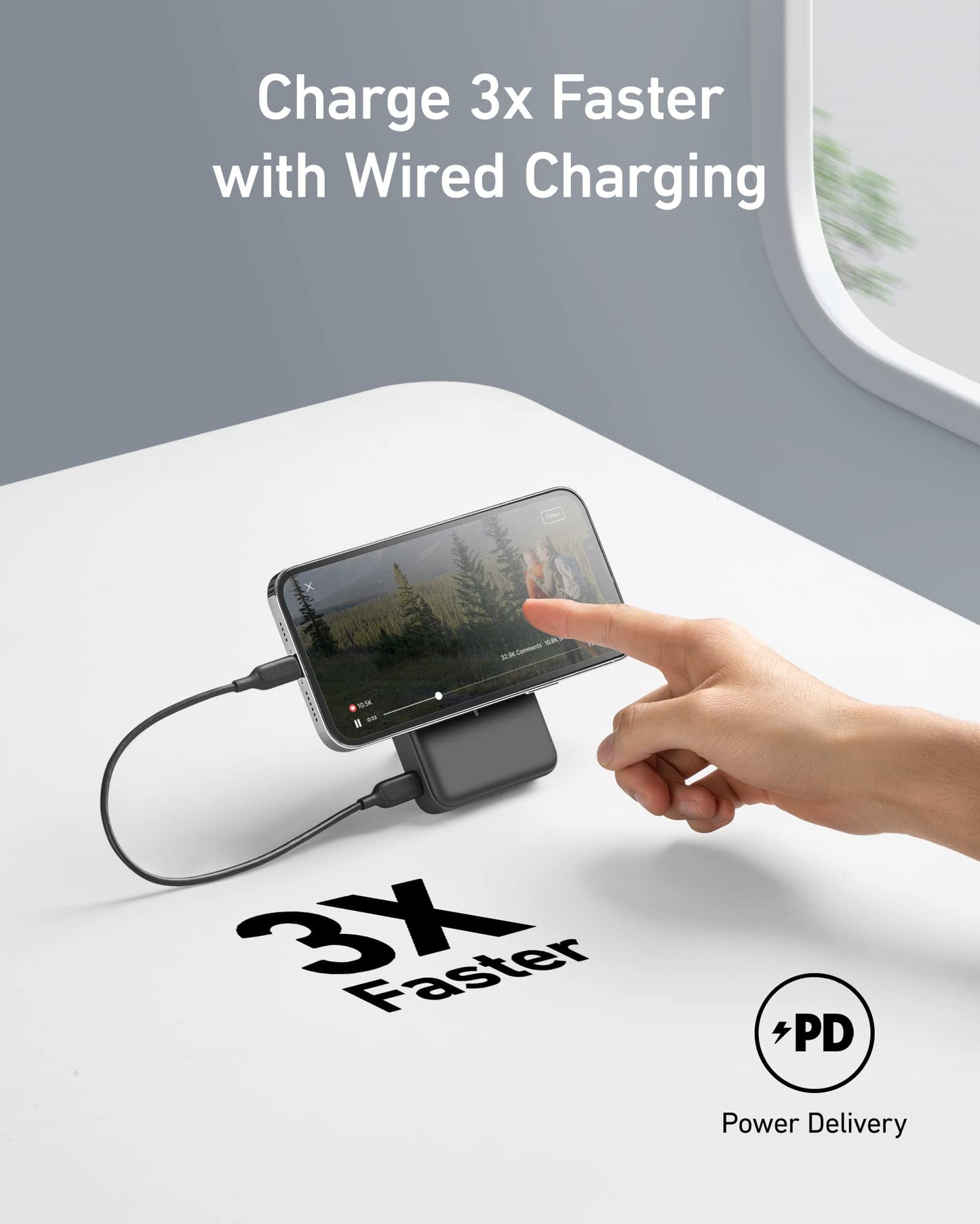 Magnetic Battery Foldable Wireless Portable Charger (Amazon Find - Anker)