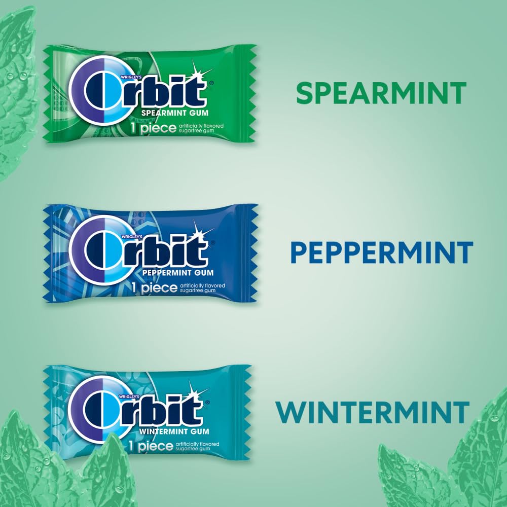 ORBIT Assorted Sugar Free Chewing Gum Bulk Pack, 13.4 oz 200-Piece Bag
