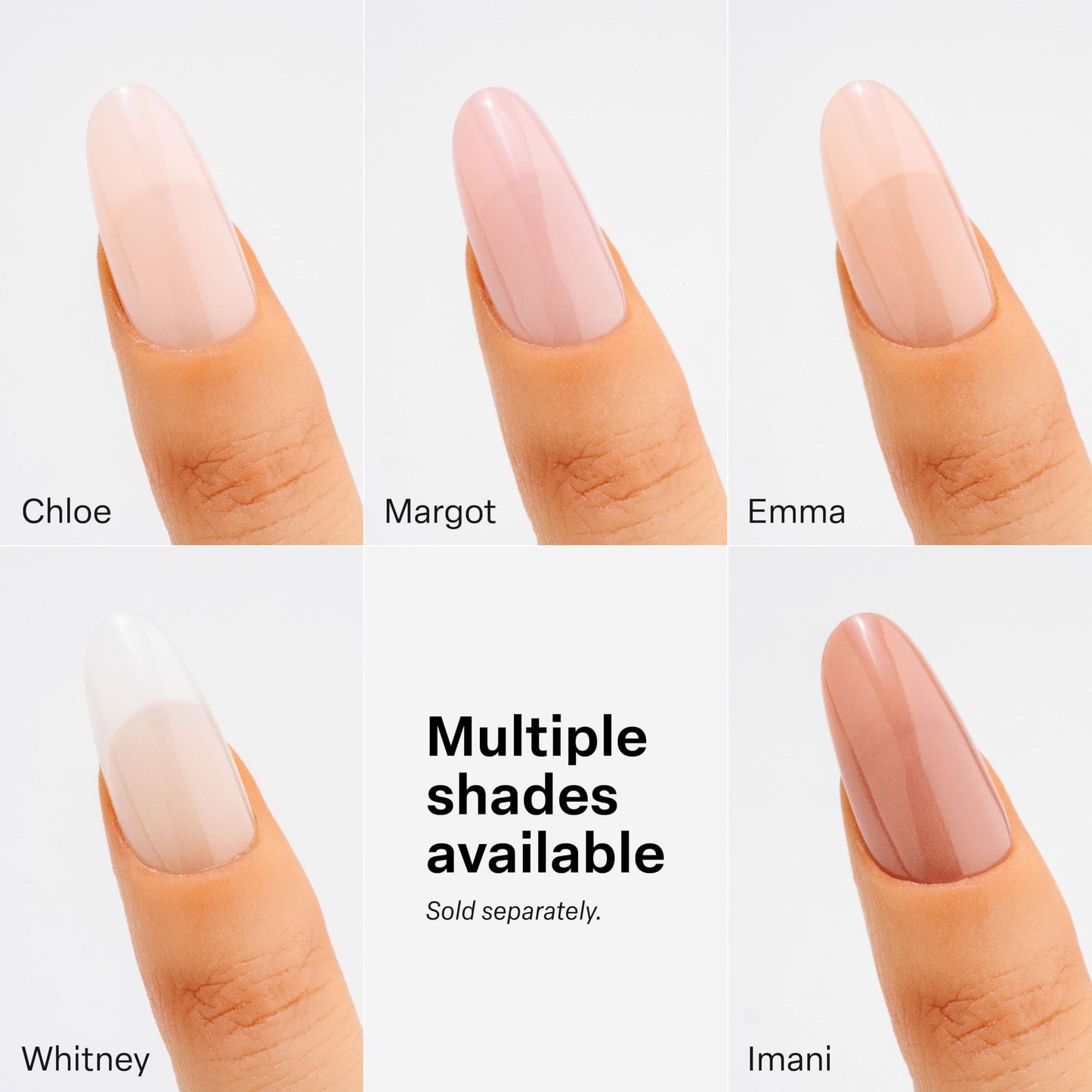 Apres Neutrals Gel-X Chloe Box Of Nail Tips, 11 Sizes -Natural Stiletto Short, 150pc