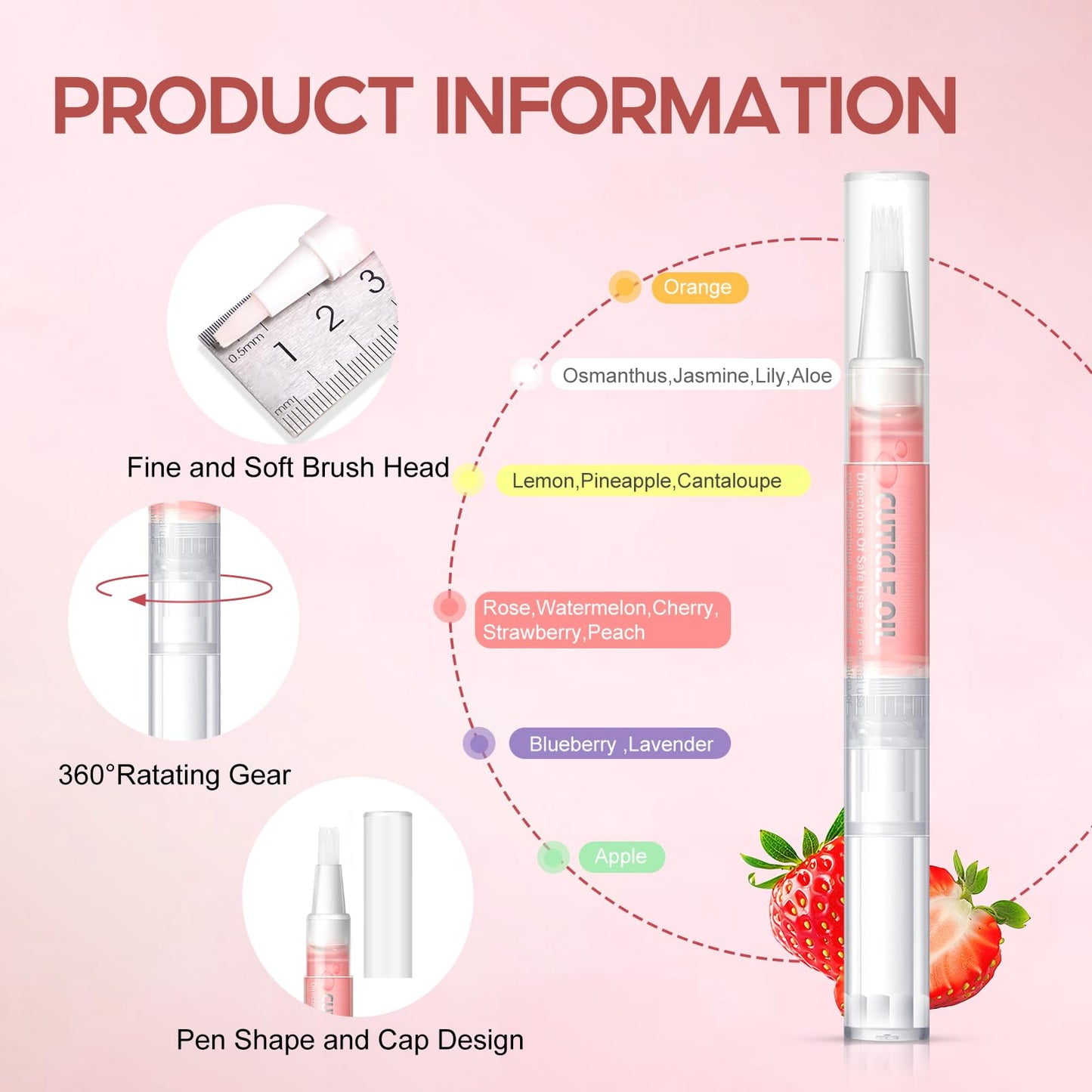 Cuticle Oil Pen-16Pcs