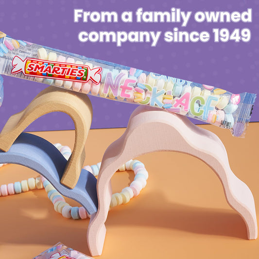 Smarties Candy Necklace - Candy Box - 24 Count