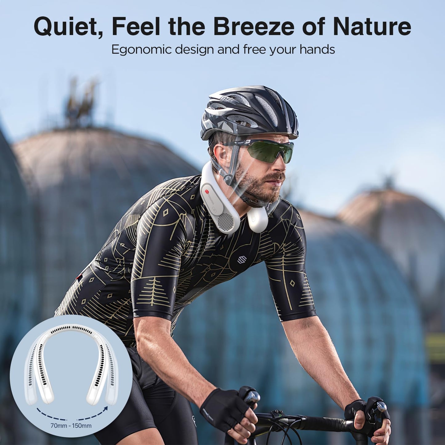 Portable Rechargable Hands Free Neck Fan (Amazon Find - Hotsales)