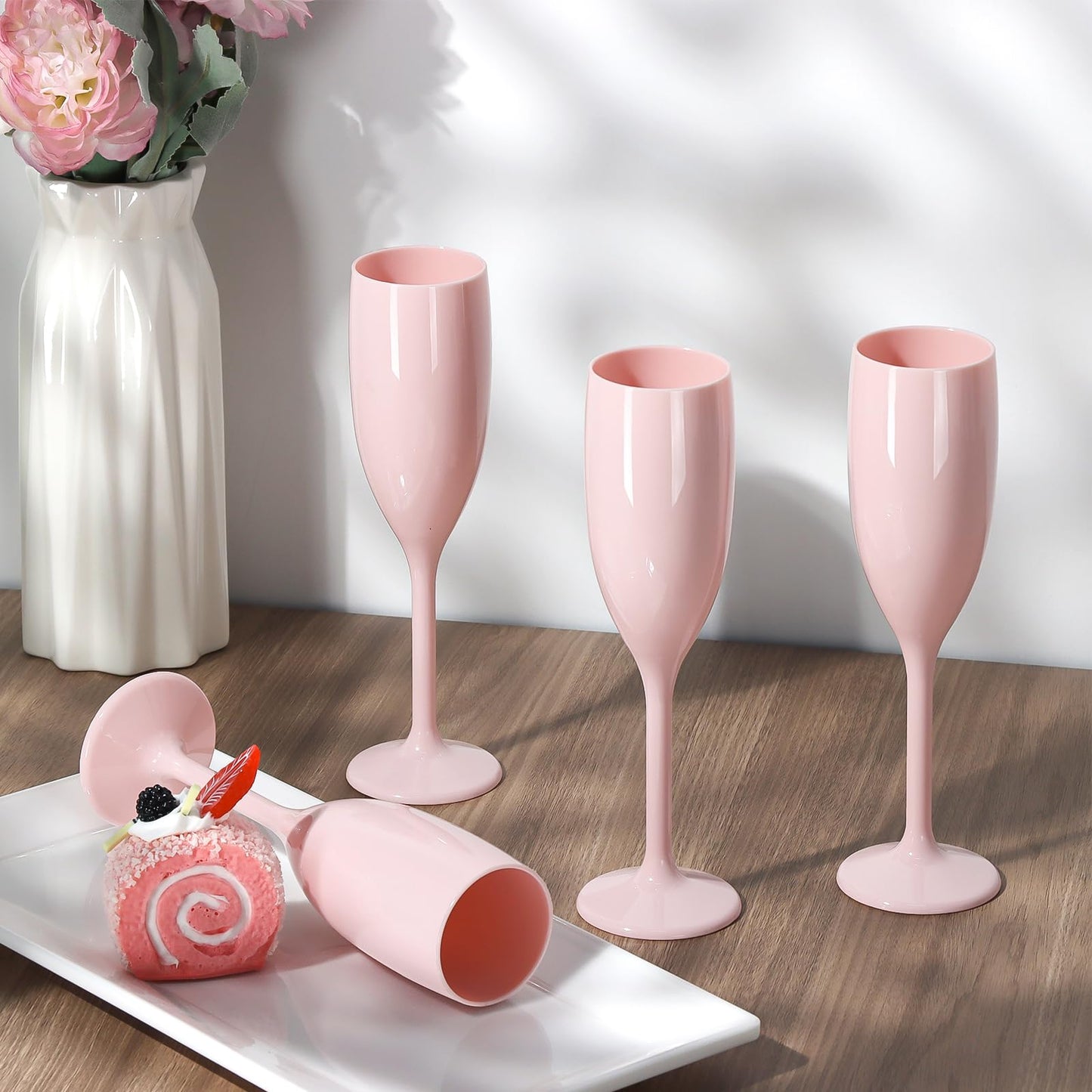 Champagne Flute Acrylic Champagne Glasses - 10pc